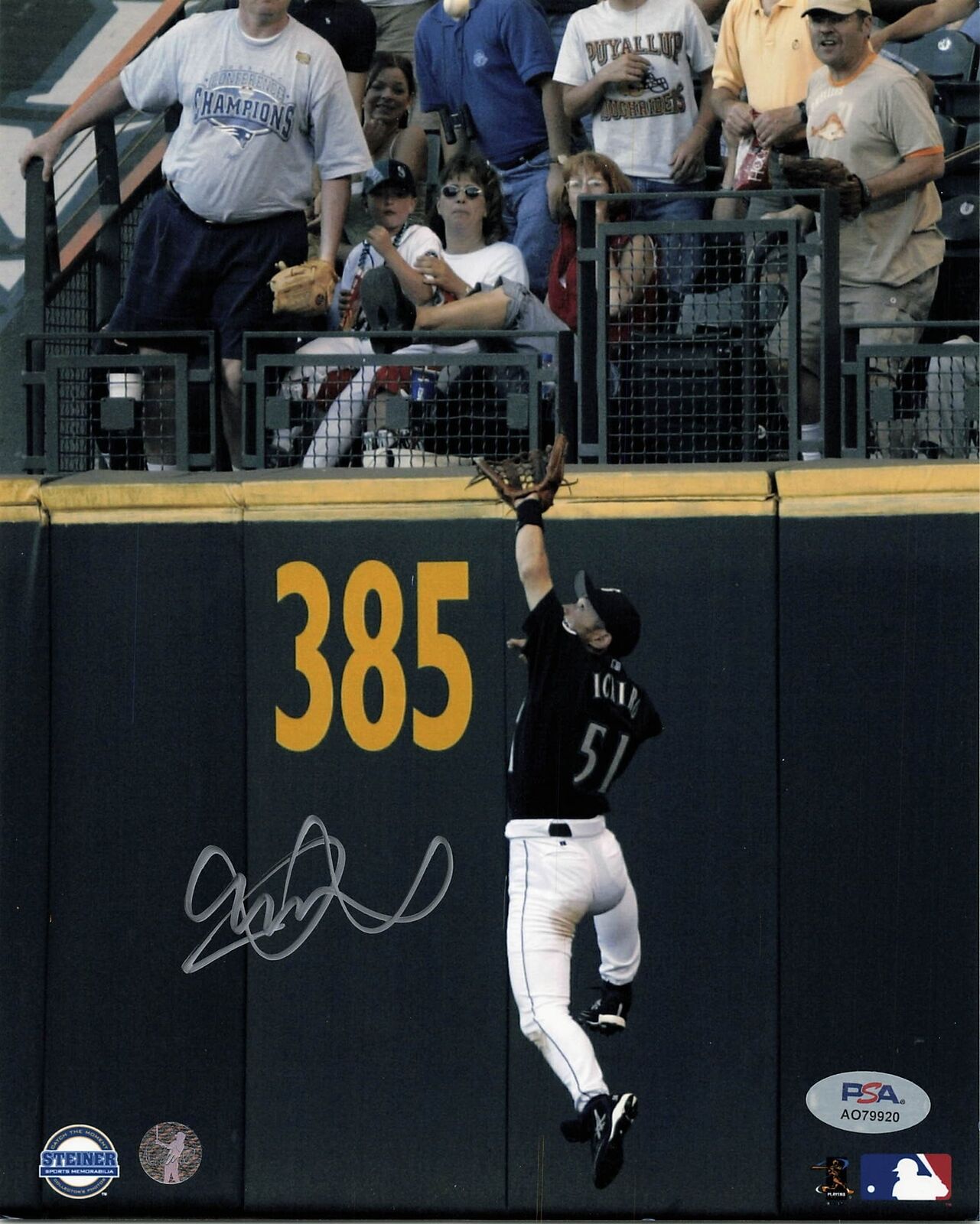 Ichiro Suzuki signed 8x10 photo PSA/DNA Seattle Mariners