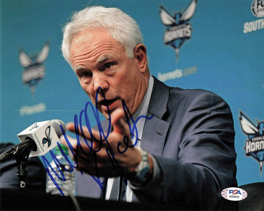 Mitch Kupchak signed 8x10 photo PSA/DNA Charlotte Hornets Autographed