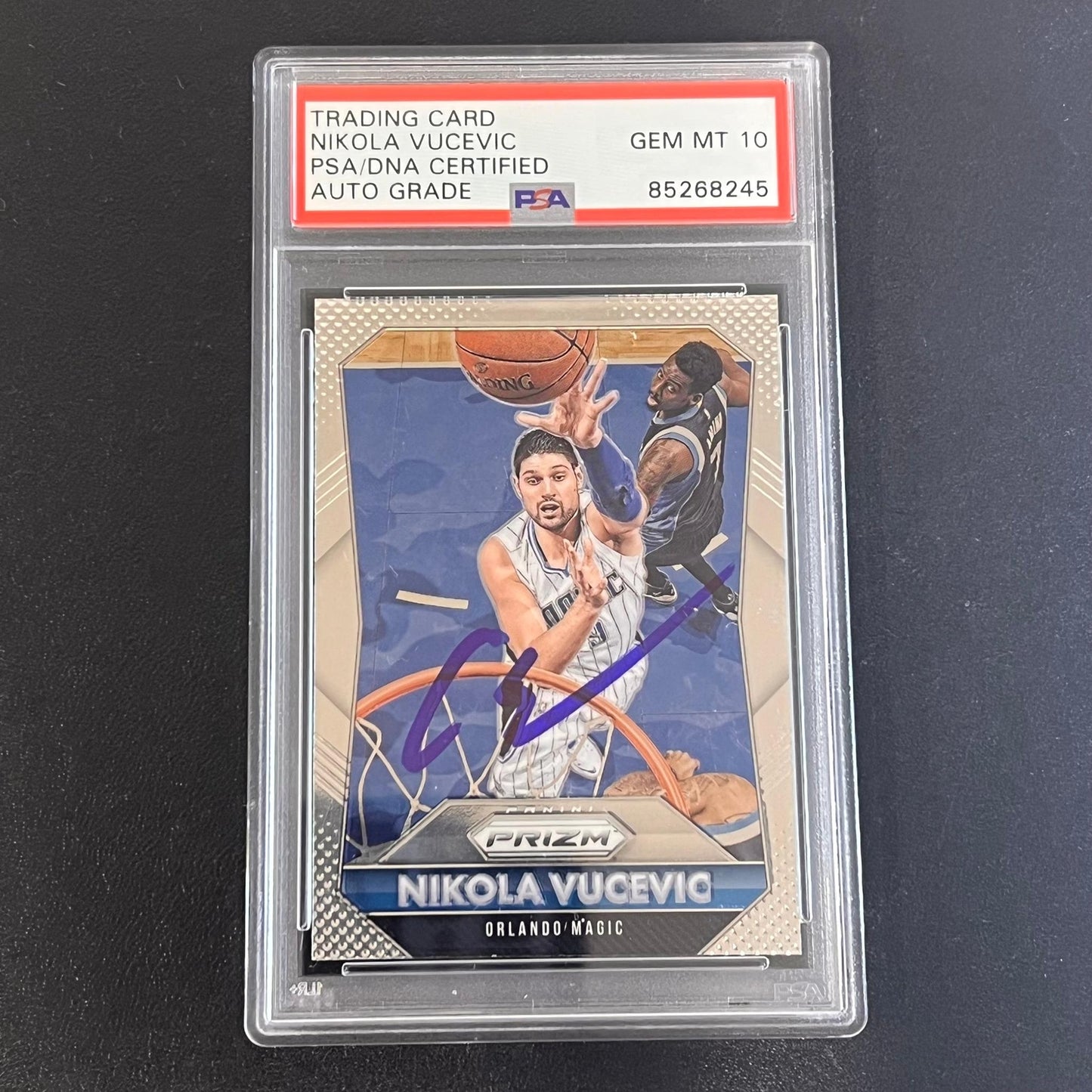 2013-14 Pinnacle Basketball #196 Nikola Vucevic Signed Card AUTO 10 PSA Slabbed