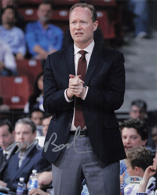 Mike Budenholzer signed 8x10 photo PSA/DNA Milwaukee Bucks Autographed