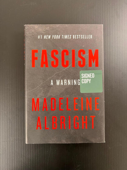 Madeline Albright Signed Book PSA/DNA Fascism