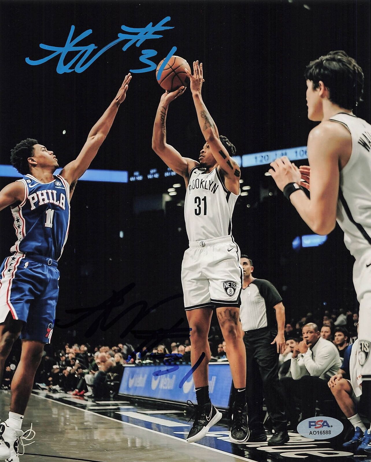 Alondes Williams signed 8x10 photo PSA/DNA Brooklyn Nets Autographed