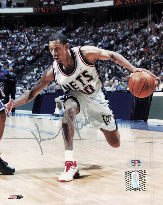 KERRY KITTLES signed 8x10 photo PSA/DNA Brooklyn Nets Autographed