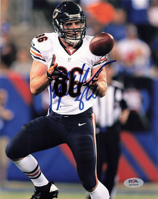 KYLE ADAMS Signed 8x10 photo PSA/DNA Chicago Bears Autographed