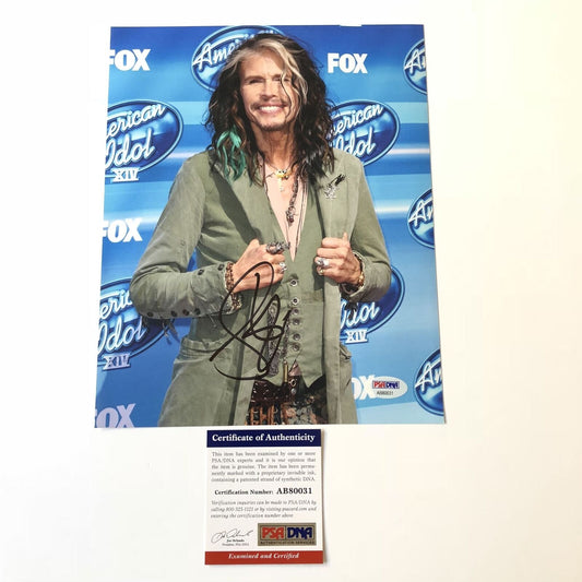 Steven Tyler signed 8x10 photo PSA/DNA Autographed