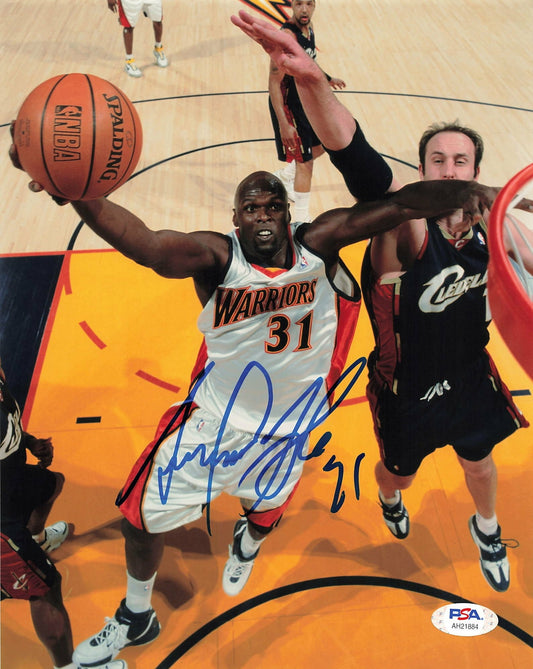 Adonal Foyle signed 8x10 photo PSA/DNA Warriors Autographed