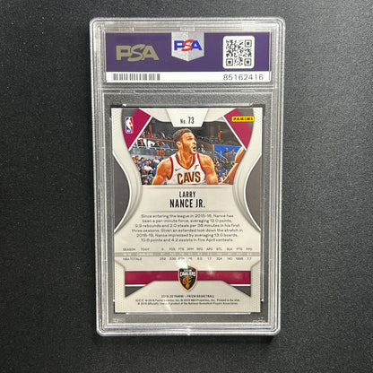 2019-20 Panini #73 Larry Nance Jr. Signed Card AUTO 10 PSA Slabbed Cavs