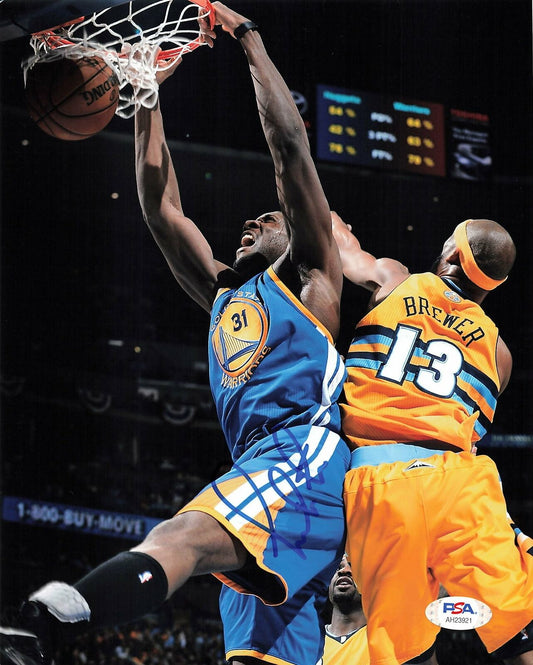 Festus Ezeli signed 8x10 photo PSA/DNA Warriors Autographed