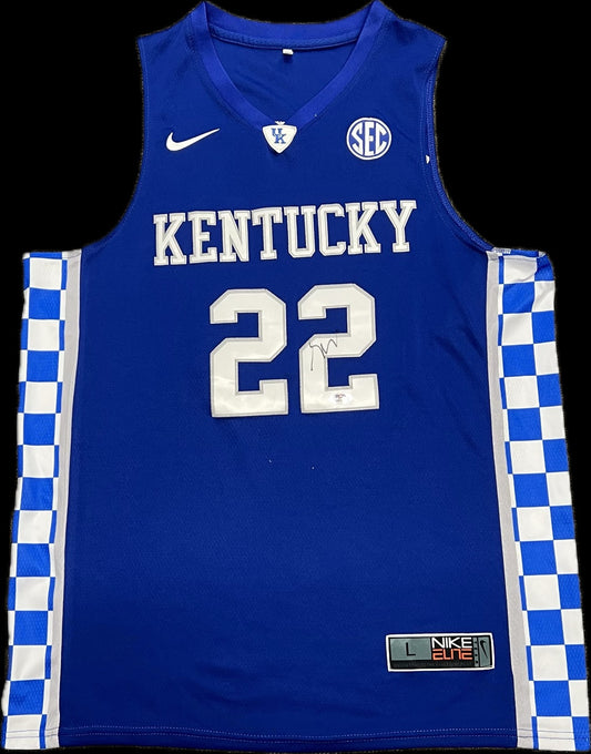 Shai Gilgeous-Alexander Signed Jersey PSA Kentucky Wildcats Autographed