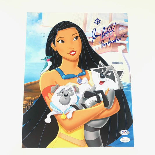 IRENE BEDARD signed 11x14 photo PSA/DNA Autographed Pocahontas