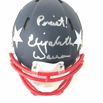 Elizabeth Warren signed mini helmet PSA/DNA Politician autographed