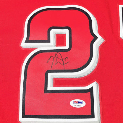 Mike Trout signed jersey PSA/DNA Auto 10 Los Angeles Angels LOA