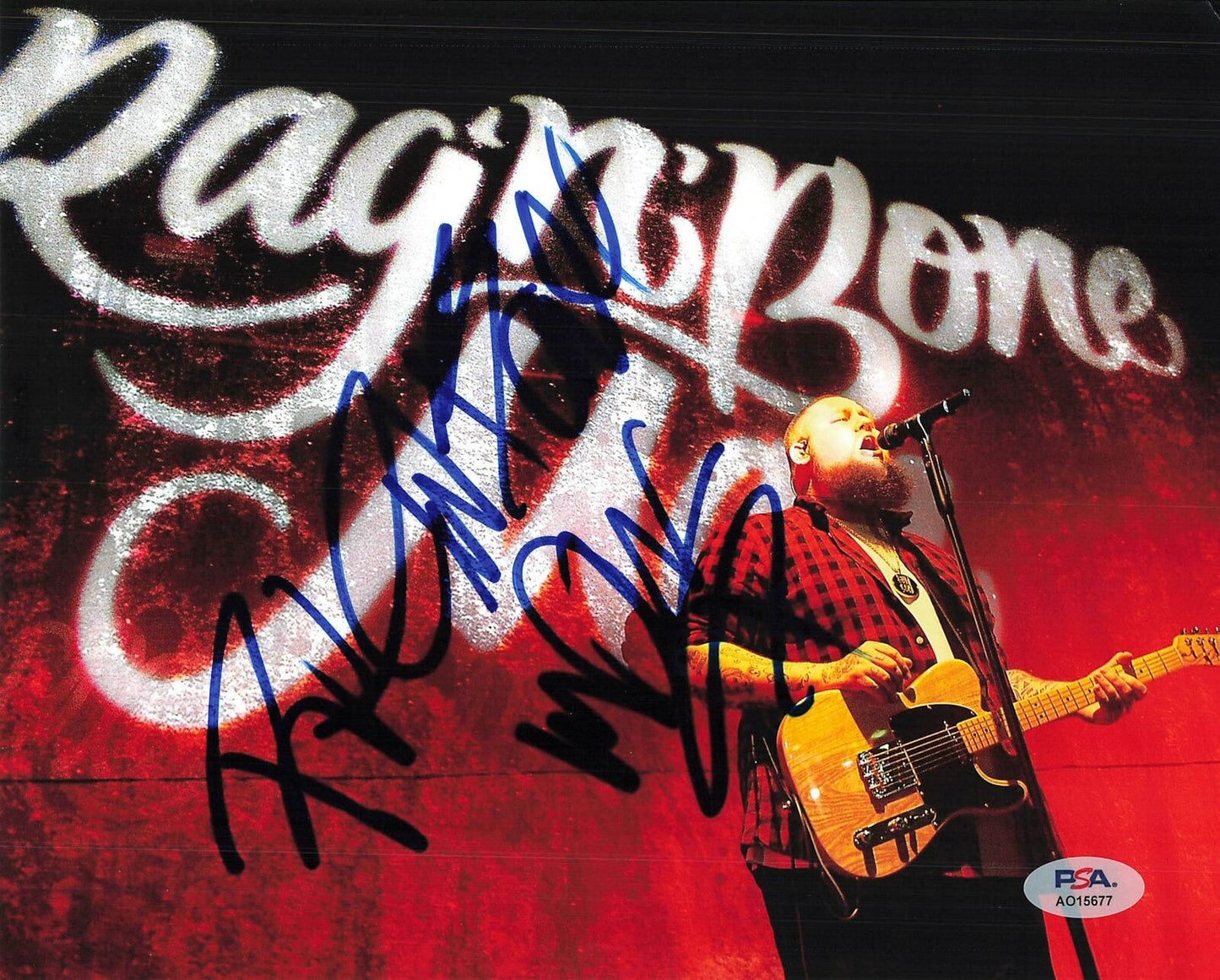 Rag'n'Bone Man signed 8x10 photo PSA/DNA Autographed Musician