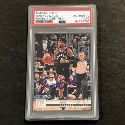 2019-20 Panini Chronicles #104 Terence Davis Signed Card AUTO PSA Slabbed RC Rap