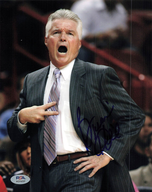 Brian Hill signed 8x10 photo PSA/DNA Autographed Orlando Magic