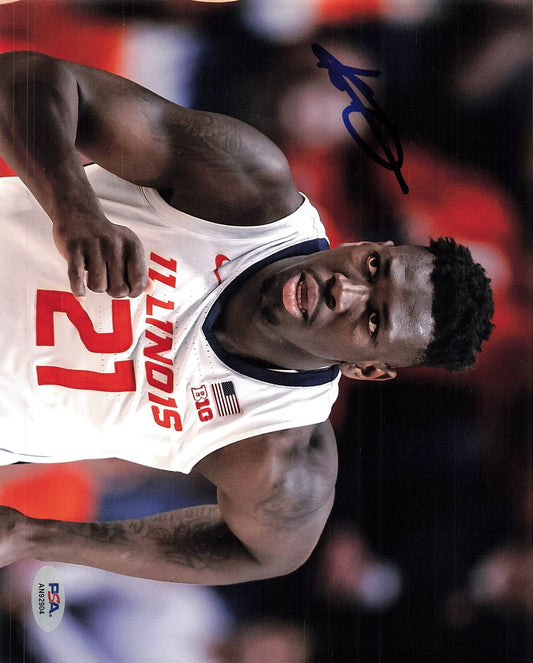 KOFI COCKBURN Signed 8x10 Photograph PSA/DNA Autographed Illinois Fighting Illin