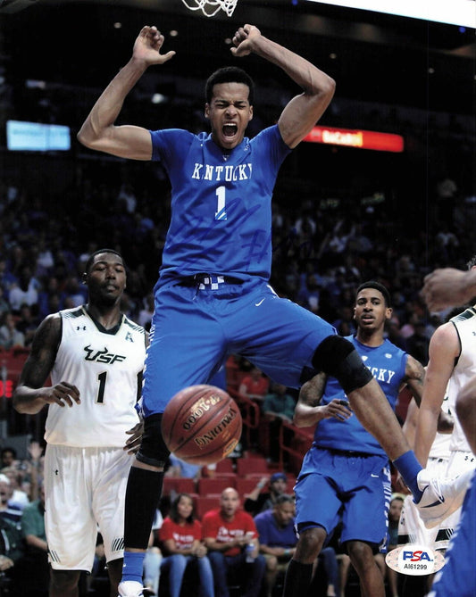 SKAL LABISSIERE signed 8x10 photo PSA/DNA Kentucky Wildcats Autographed