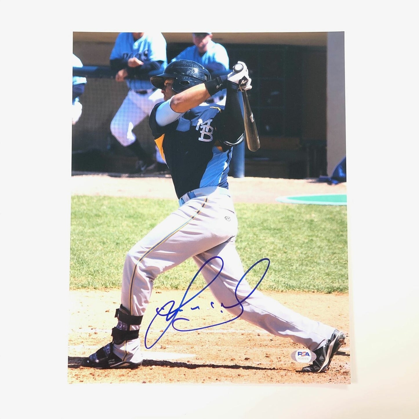 Jorge Alfaro signed 11x14 Photo PSA/DNA Myrtle Beach autographed