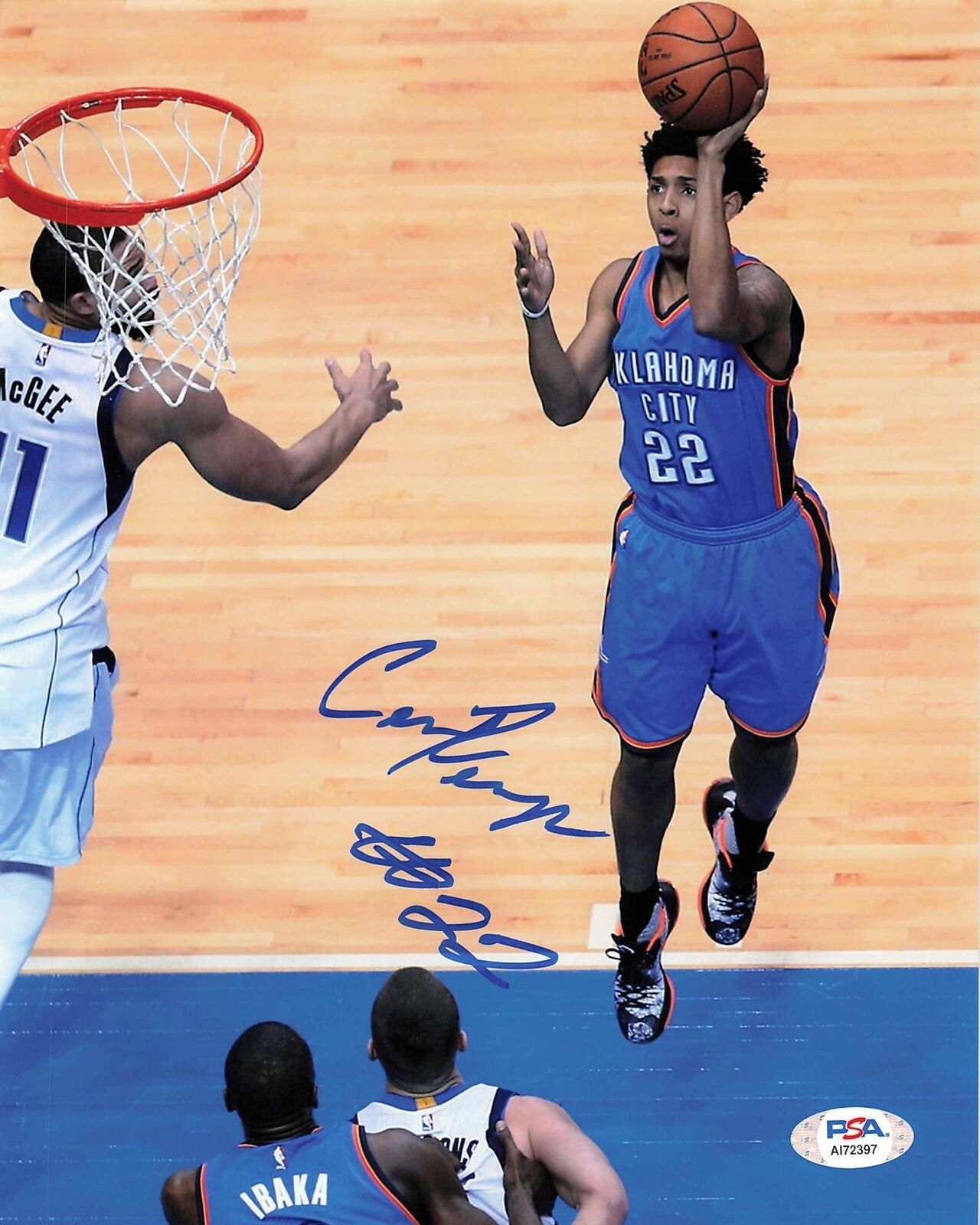 CAMERON PAYNE signed 8x10 photo PSA/DNA Oklahoma City Thunder Autographed