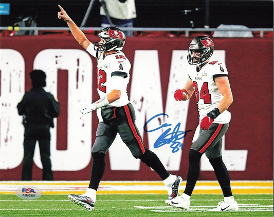 Cameron Brate signed 8x10 photo PSA/DNA Tampa Bay Buccaneers Autographed