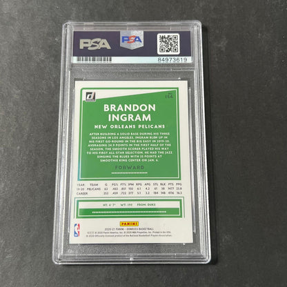 2020-21 Panini Donruss Optic #154 Brandon Ingram Signed Card AUTO PSA Slabbed Pe