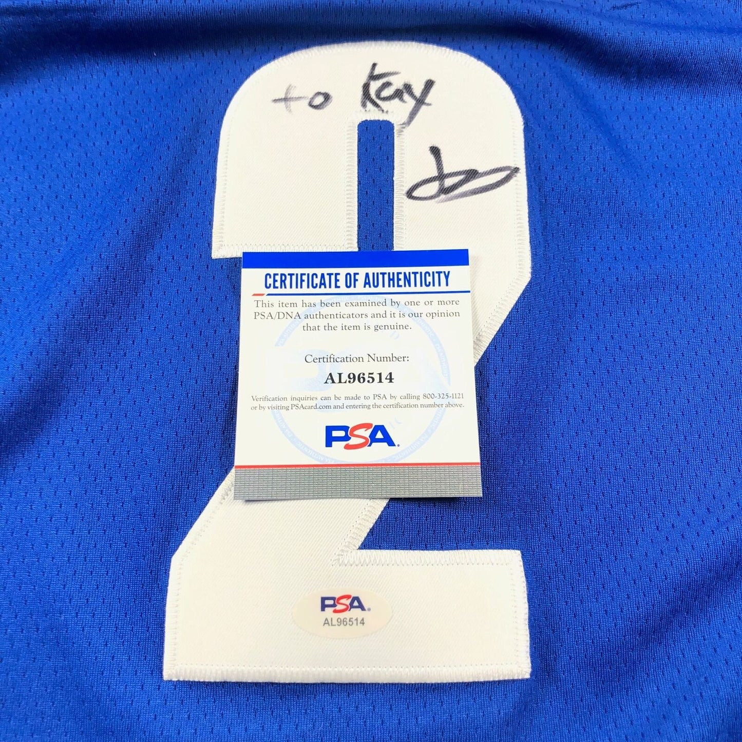 Jalen Duren signed jersey PSA/DNA Memphis Autographed