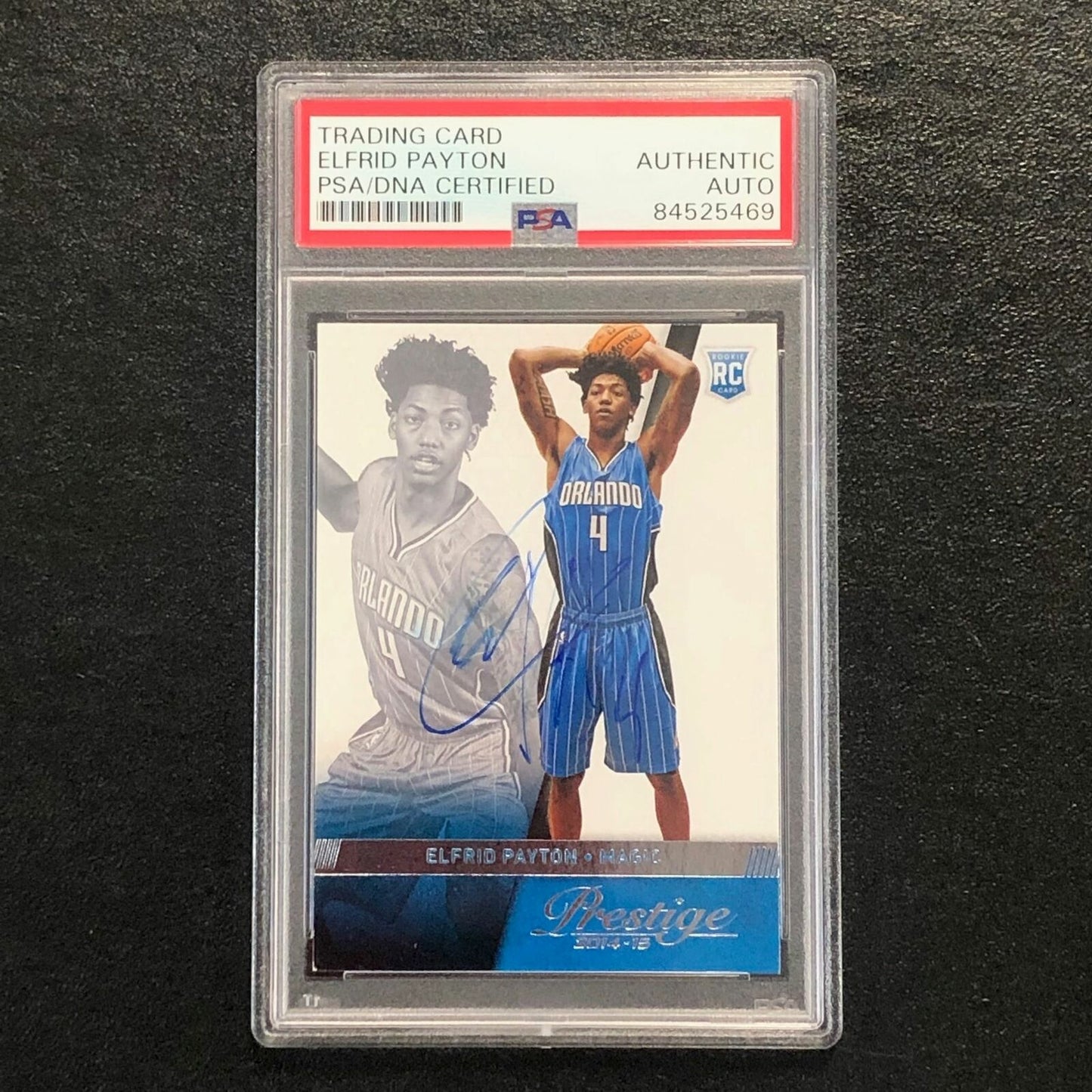 2014-15 Panini Prestige #170 Elfrid Payton Signed Card AUTO PSA/DNA Slabbed RC M