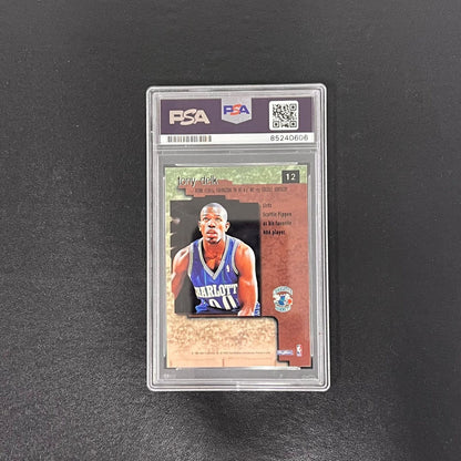 1996-97 Skybox #12 Tony Delk Signed Card AUTO PSA/DNA Slabbed Hornets