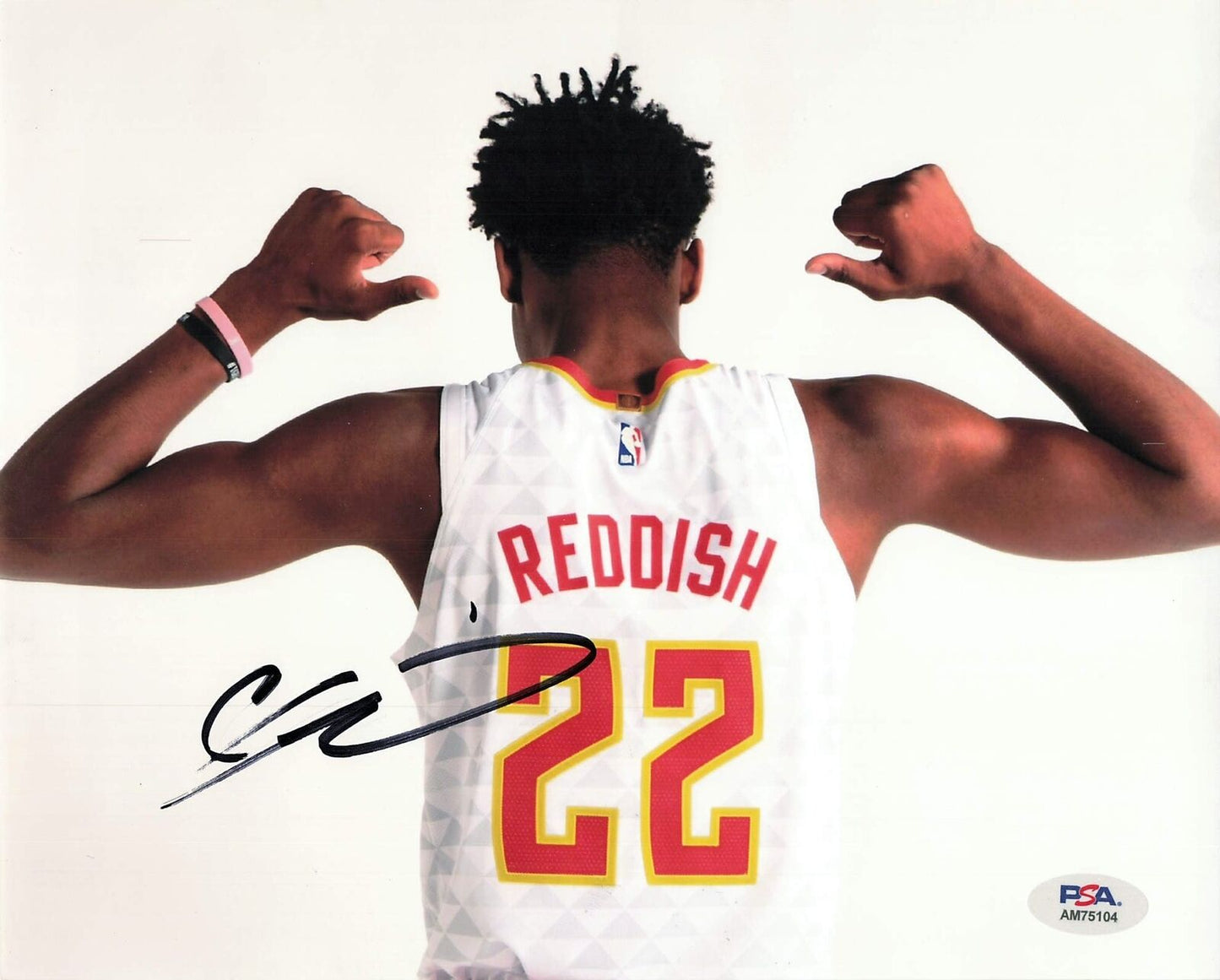 Cam Reddish Signed 8x10 Photo PSA/DNA Duke Blue Devils Autographed Hawks