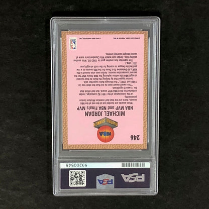 1992 Fleer #246 Michael Jordan PSA 7 NM Bulls