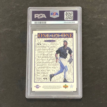 1995 U.D. Minor League #5 Overall Skills PSA 7 NM Michael Jordan One on One