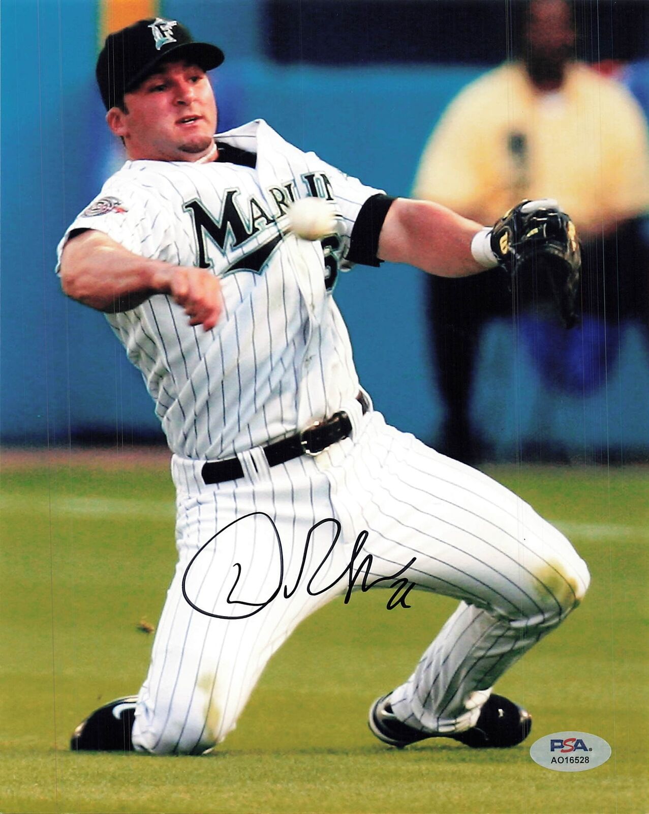 Dan Uggla signed 8x10 photo PSA/DNA Florida Marlins Autographed