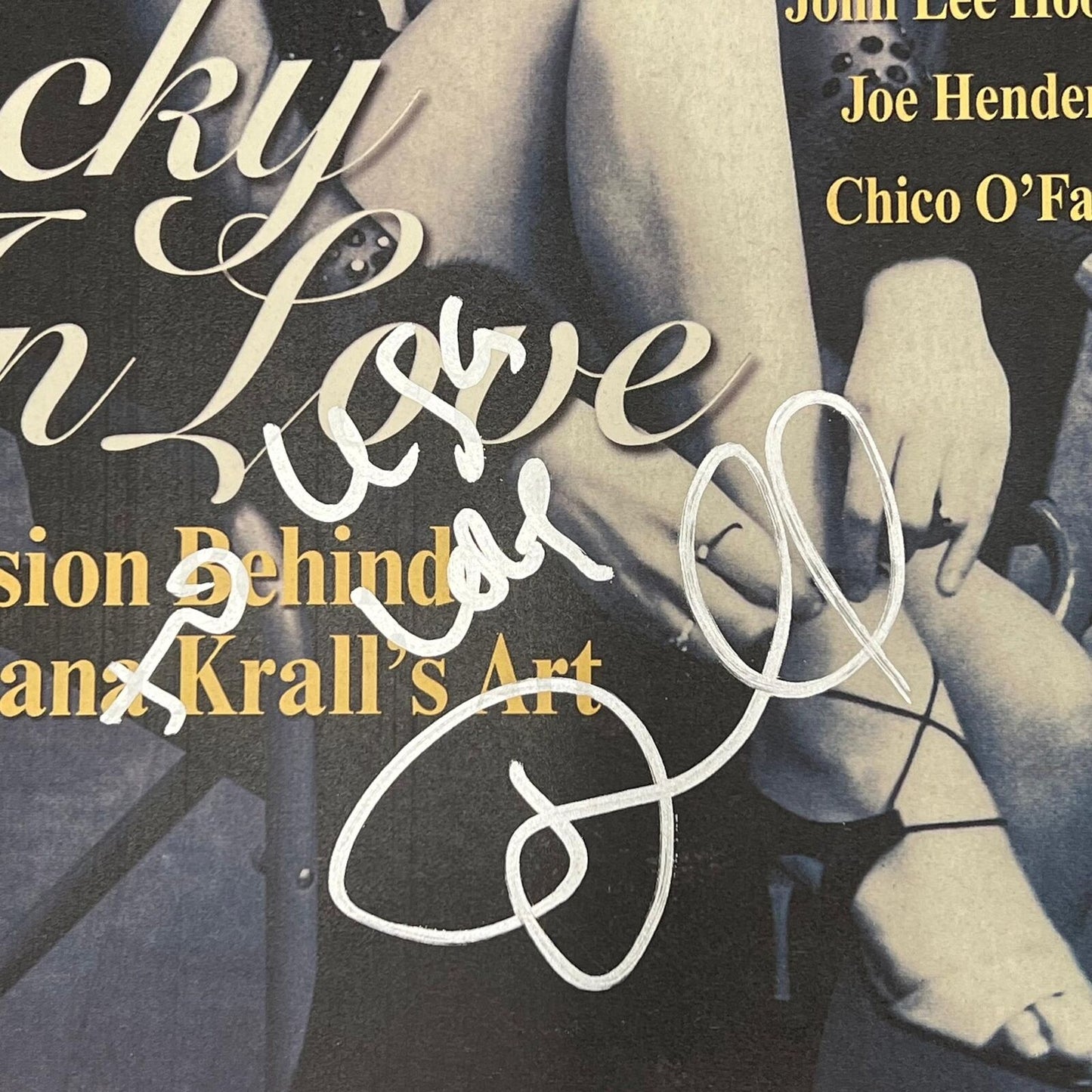 Diana Krall Signed Poster PSA Autographed Musician