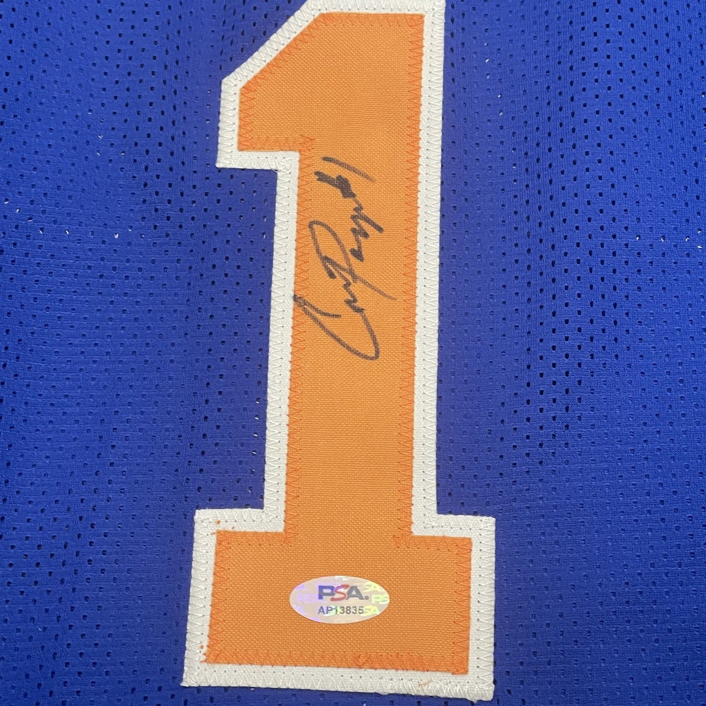 Cameron Payne Signed Jersey PSA New York Knicks Autographed