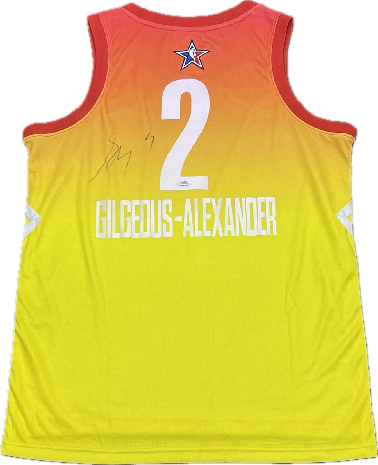 Shai Gilgeous-Alexander Signed  All-Star Jersey PSA Autographed