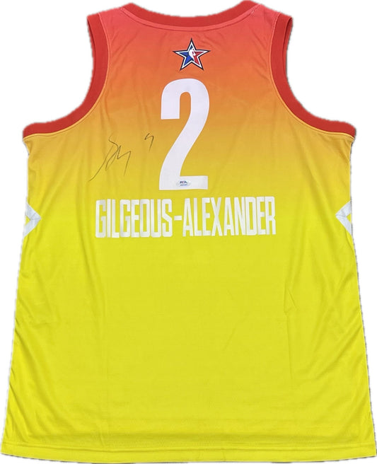 Shai Gilgeous-Alexander Signed  All-Star Jersey PSA Autographed