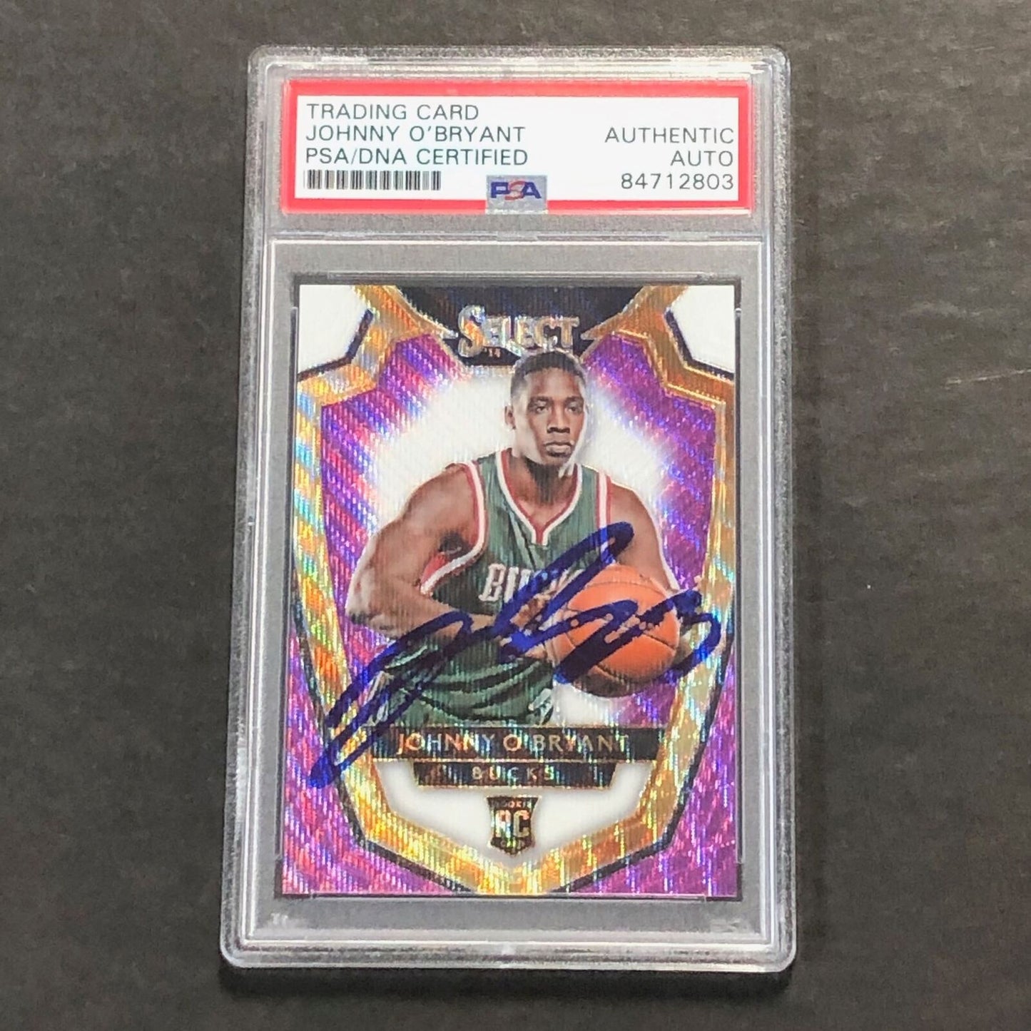 2014-15 Select Panini #189 Johnny O'Bryant Signed Card AUTO PSA/DNA Slabbed RC B