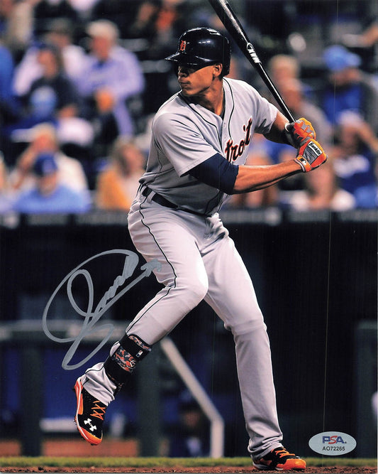 Steven Moya Signed 8x10 Photo PSA Detroit Tigers
