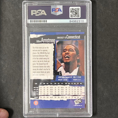 2006 Press Pass #SB3 Hilton Armstrong Signed Card AUTO PSA/DNA Slabbed Connectic