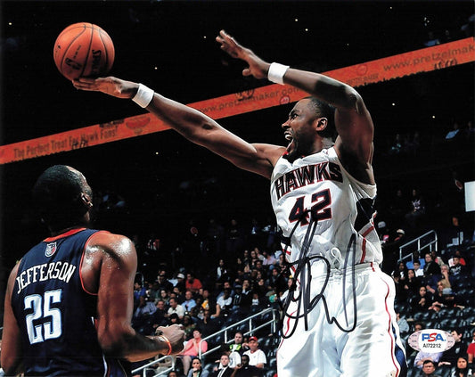 ELTON BRAND signed 8x10 photo PSA/DNA Atlanta Hawks Autographed