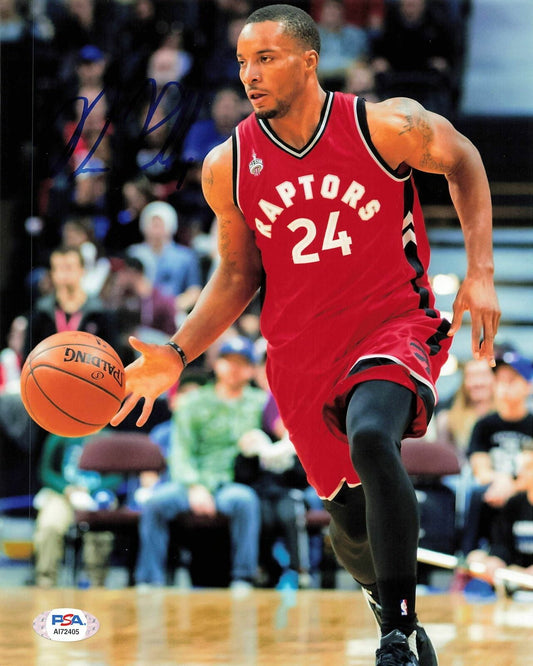 NORMAN POWELL signed 8x10 photo PSA/DNA Toronto Raptors Autographed