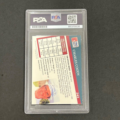 1990 PGA Tour Pro Set #243 Charles Coody Signed Card PSA/DNA Autographed Slabbed