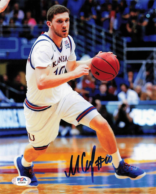 Sviatoslav Svi Mykhailiuk signed 8x10 photo PSA/DNA Autographed Kansas Jayhawks