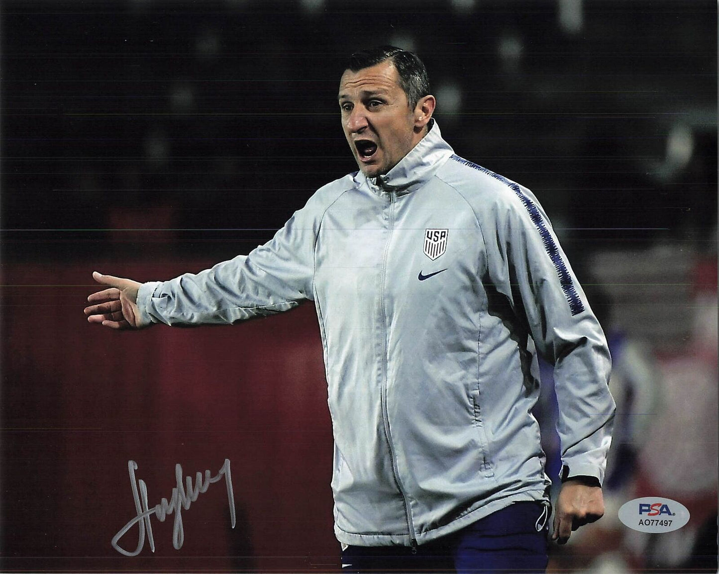 Vlatko Andonovski signed 8x10 photo PSA/DNA Autographed