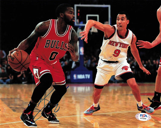 AARON BROOKS signed 8x10 photo PSA/DNA Chicago Bulls Autographed