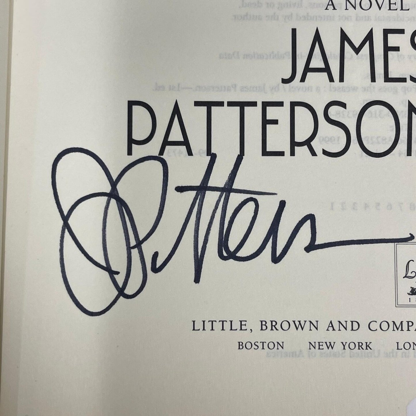 James Patterson signed Book PSA/DNA Pop Goes The Weasel Autographed