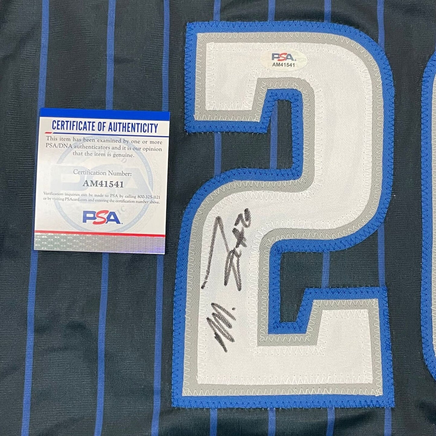 Markelle Fultz signed jersey PSA/DNA Orlando Magic Autographed