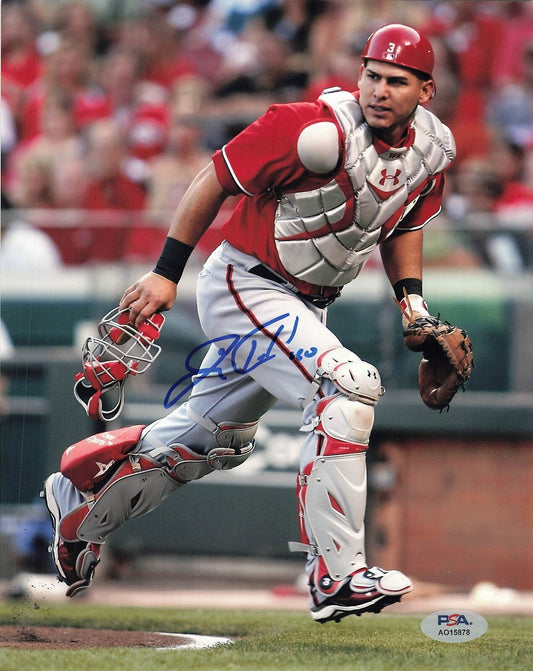 Wilson Ramos signed 8x10 photo PSA/DNA Cleveland Autographed