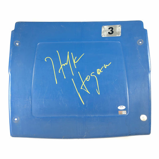 Hulk Hogan Signed Silverdome Seatback PSA/DNA Tristar WrestleMania Autographed W