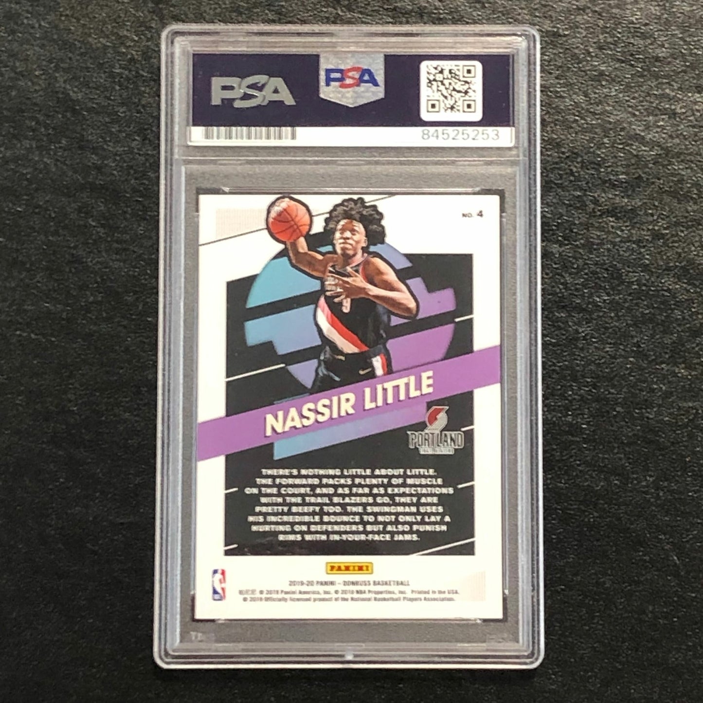2019-20 Donruss Great X-Pectations #4 Nassir Little Signed Rookie Card AUTO PSA
